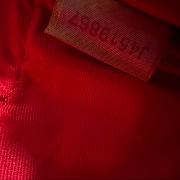 Dooney & Bourke White and Tan Pebble Grain Triple Zip Crossbody Bag - Picture 9 of 11